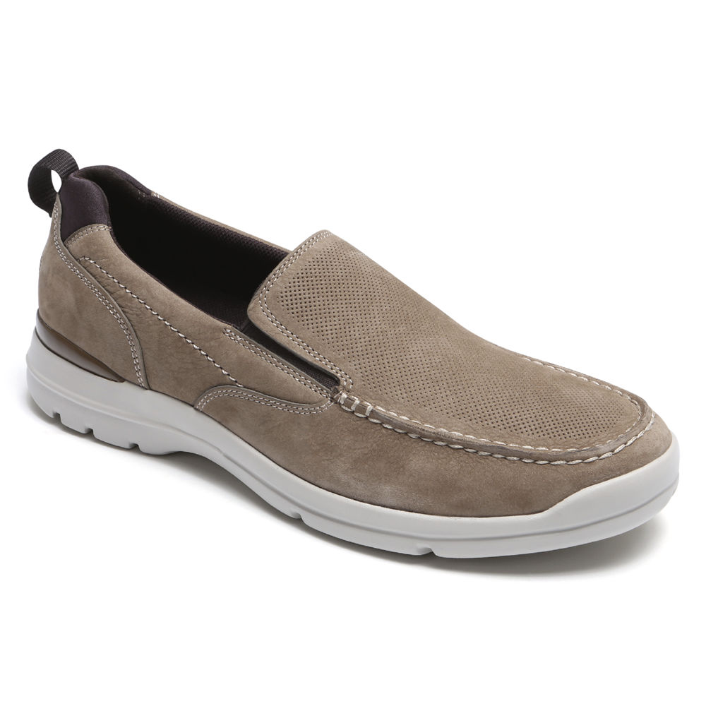 Rockport Mens City Edge - Slip-On Grey - ZEH739421